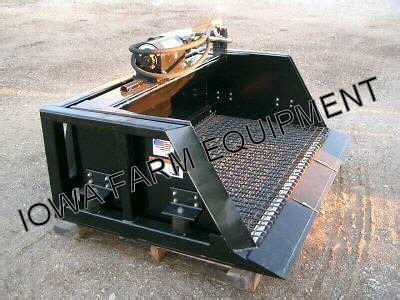 skid steer shaker bucket|skid steer vibrating screening bucket.